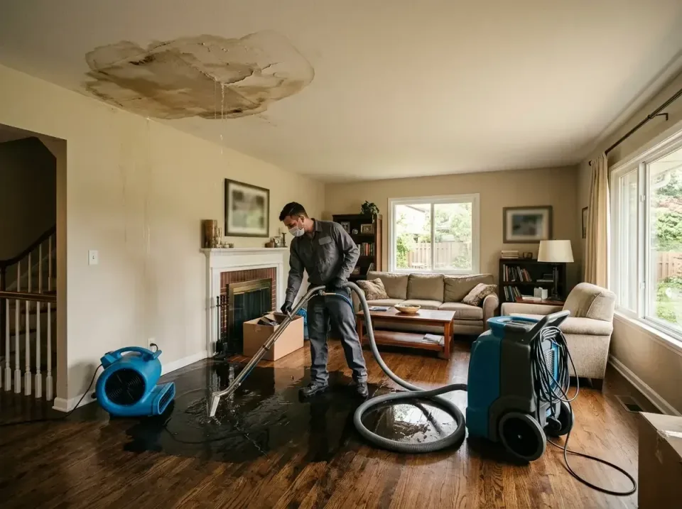 attic-pipe-burst-ceiling-drip-008 — frequently asked questions, Water Damage Restoration & Carpet Care in Huxley, IA